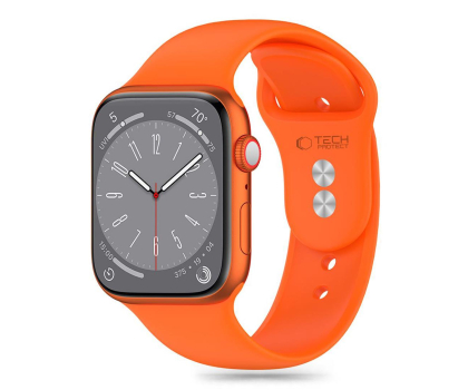 Pasek i akcesoria do zegarków TECH-PROTECT Silicone do Apple Watch 44/45/46/49 mm Bright Orange 5906302304516